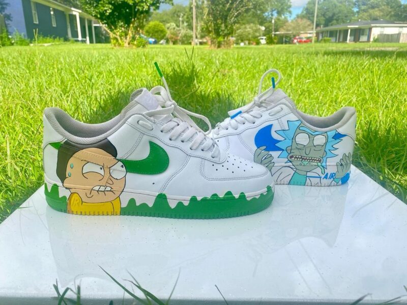 Rick and Morty Air Force 1 Custom