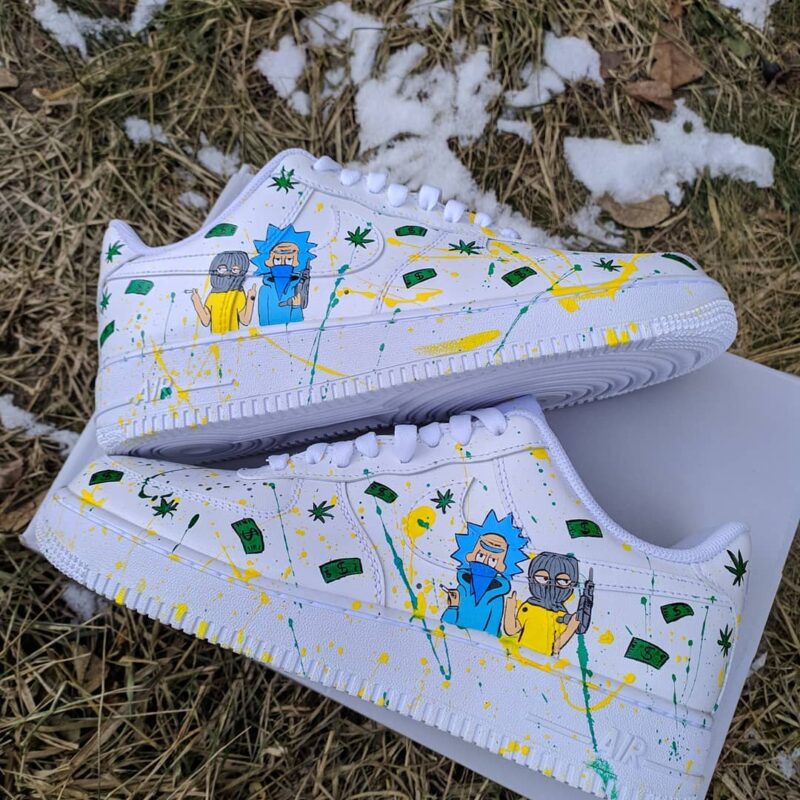 Rick and Morty Air Force 1 Custom