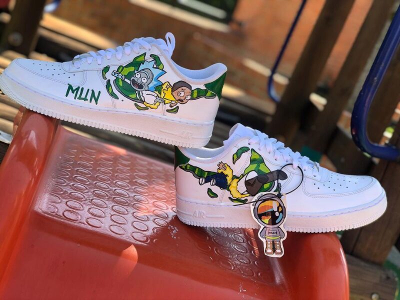 Rick and Morty Air Force 1 Custom