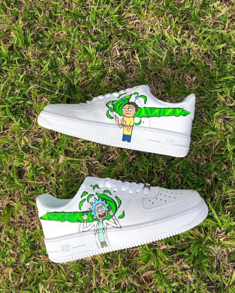 Rick and Morty Air Force 1 Custom