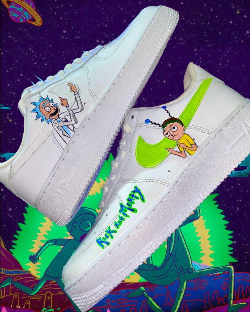 Rick and Morty Air Force 1 Custom