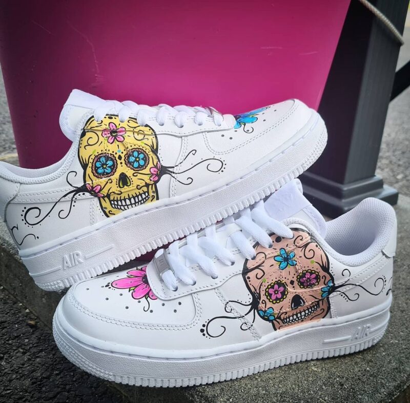 Santa Muerte Air Force 1 Custom