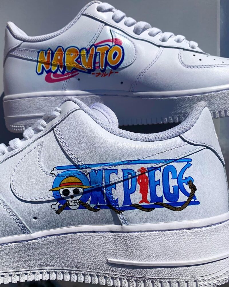 One Piece x Naruto Air Force 1 Custom