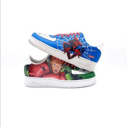 One Punch Man x Spider-man Air Force 1 Custom