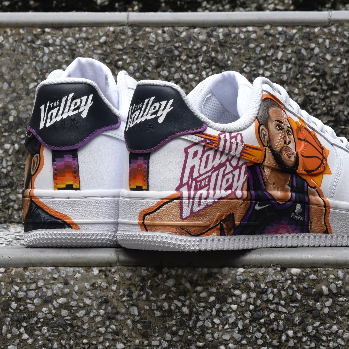 Custom Phoenix Suns Nike Air Force 1 '07 Low - “The Valley” Custom Shoes —  Q's Custom Sneakers