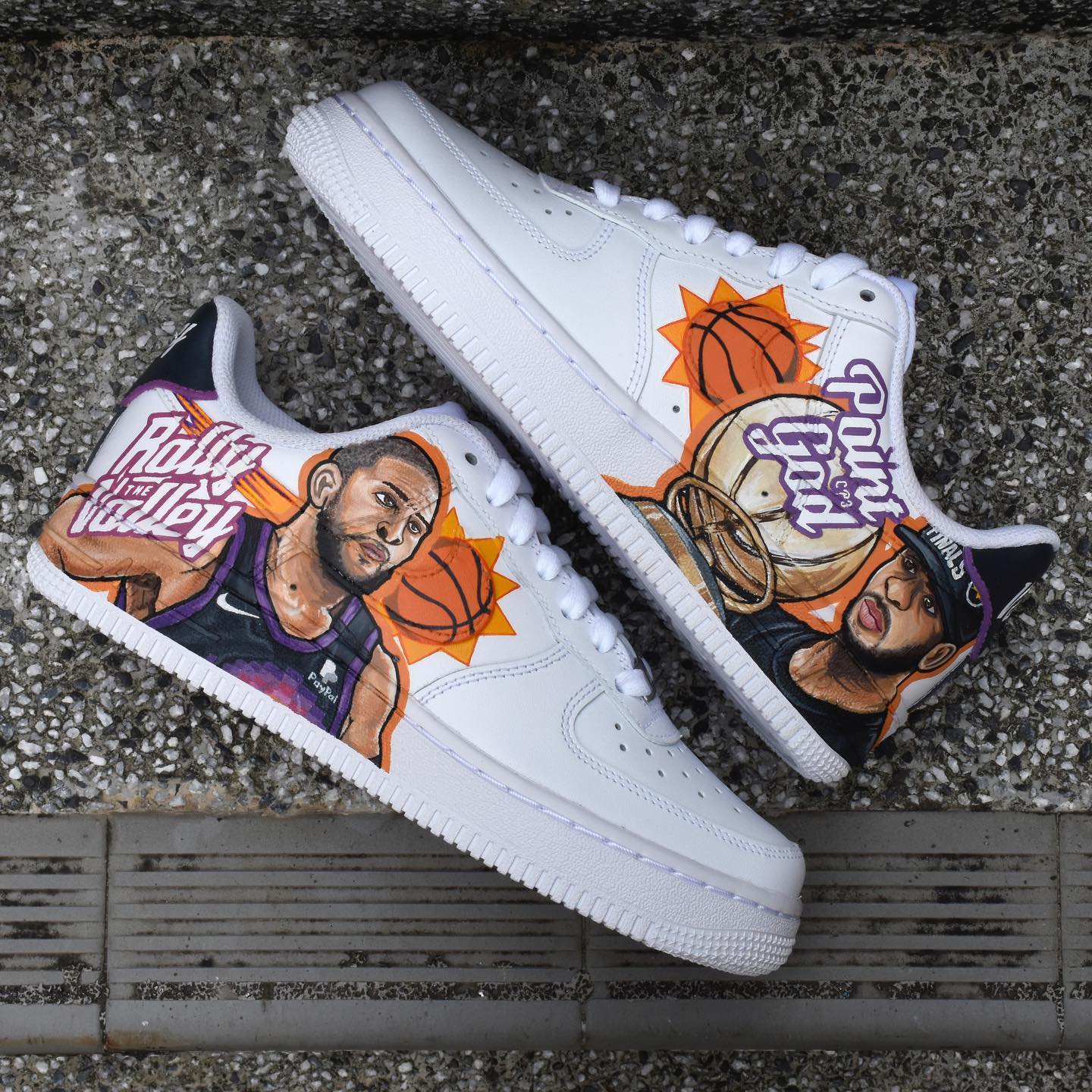 Custom Phoenix Suns Nike Air Force 1 '07 Low - “The Valley” Custom Shoes —  Q's Custom Sneakers