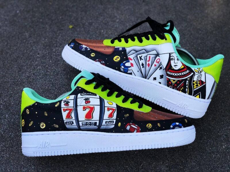 Poker Air Force 1 Custom