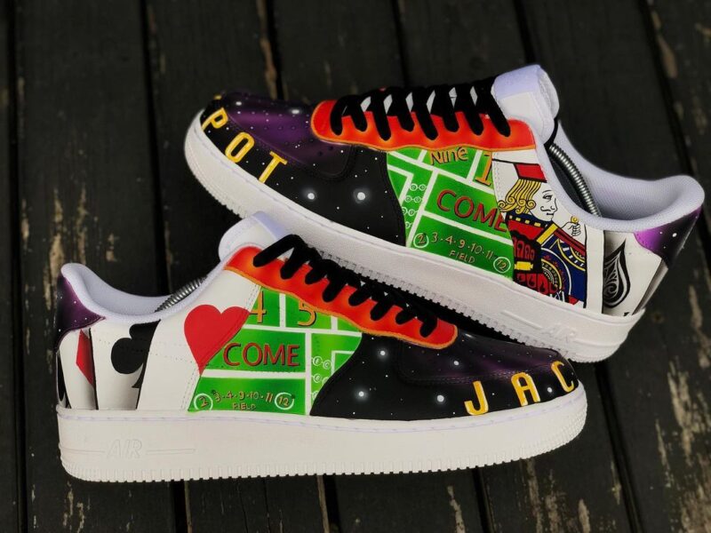 Poker Air Force 1 Custom