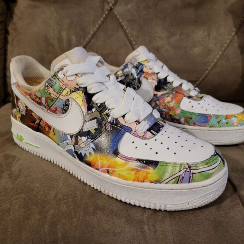 Rick and Morty Air Force 1 Custom