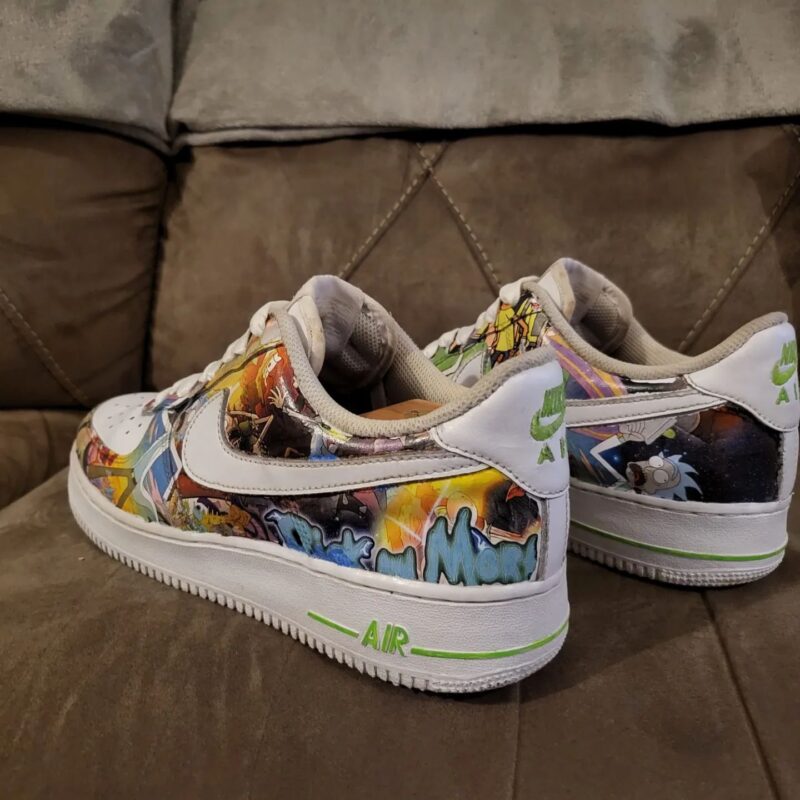 Rick and Morty Air Force 1 Custom - Image 3