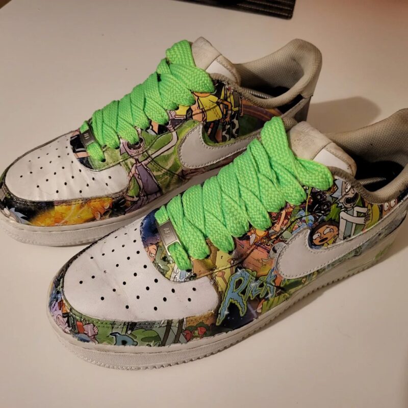 Rick and Morty Air Force 1 Custom - Image 2