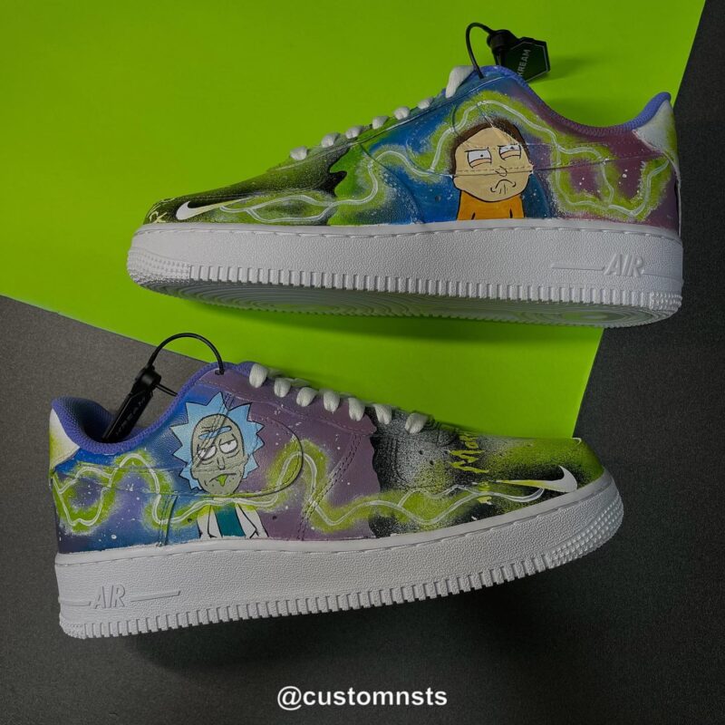 Rick and Morty Air Force 1 Custom