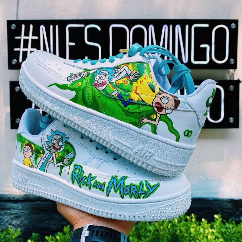 Rick and Morty Air Force 1 Custom