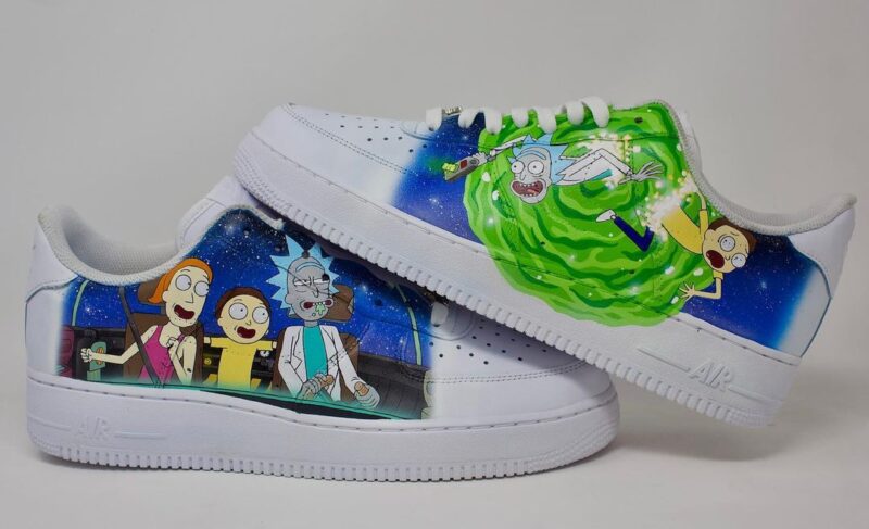 Rick and Morty Air Force 1 Custom