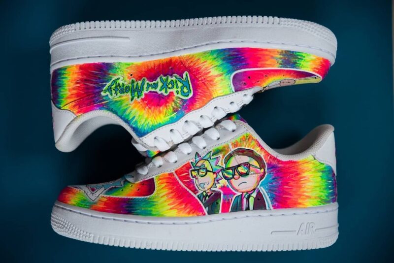 Rick and Morty Air Force 1 Custom