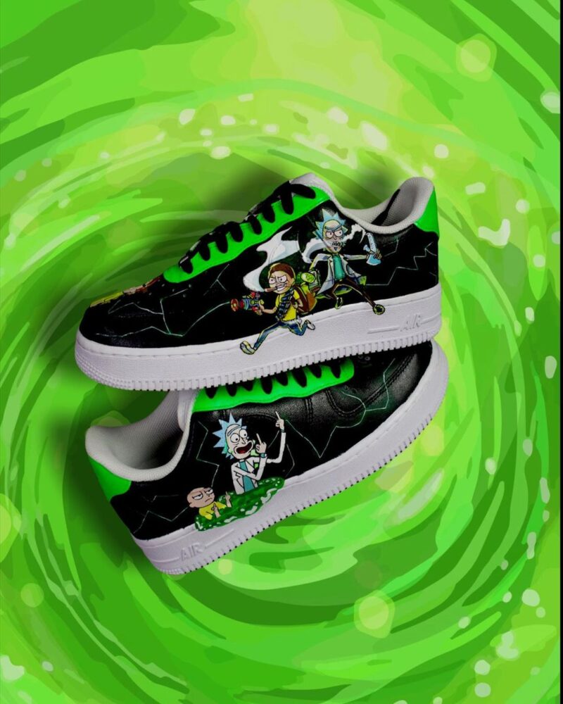 Rick and Morty Air Force 1 Custom