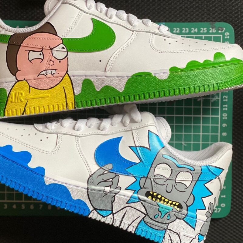 Rick and Morty Air Force 1 Custom