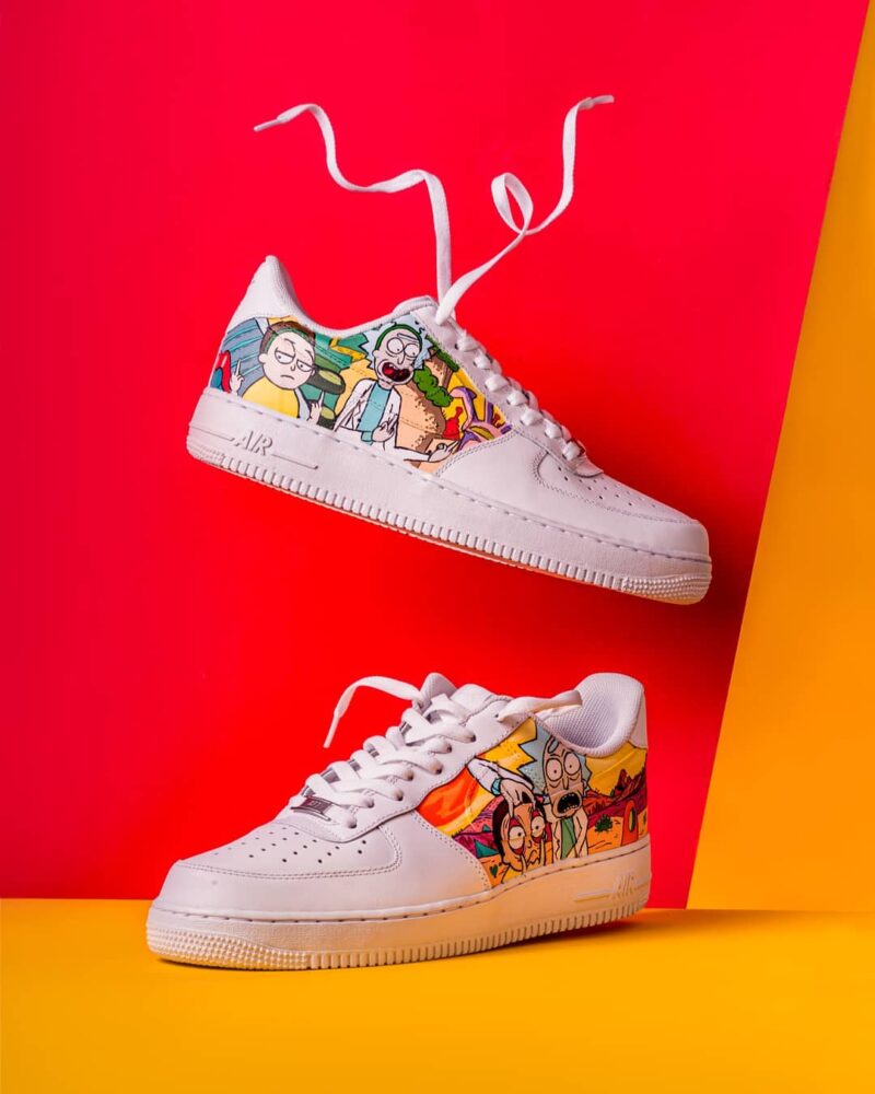 Rick and Morty Air Force 1 Custom