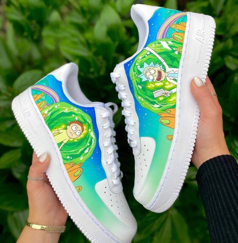 Rick and Morty Air Force 1 Custom