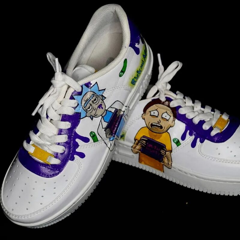 Rick and Morty Air Force 1 Custom