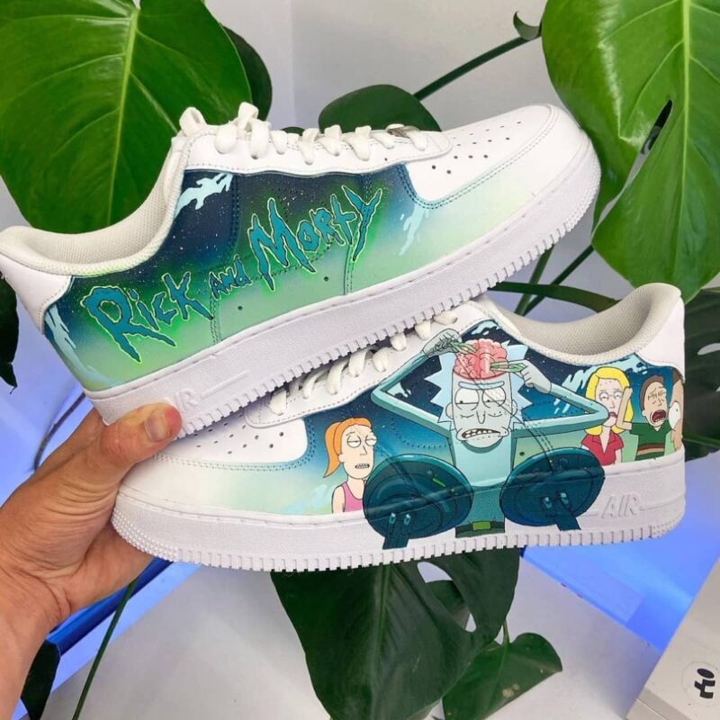 Rick and Morty Air Force 1 Custom