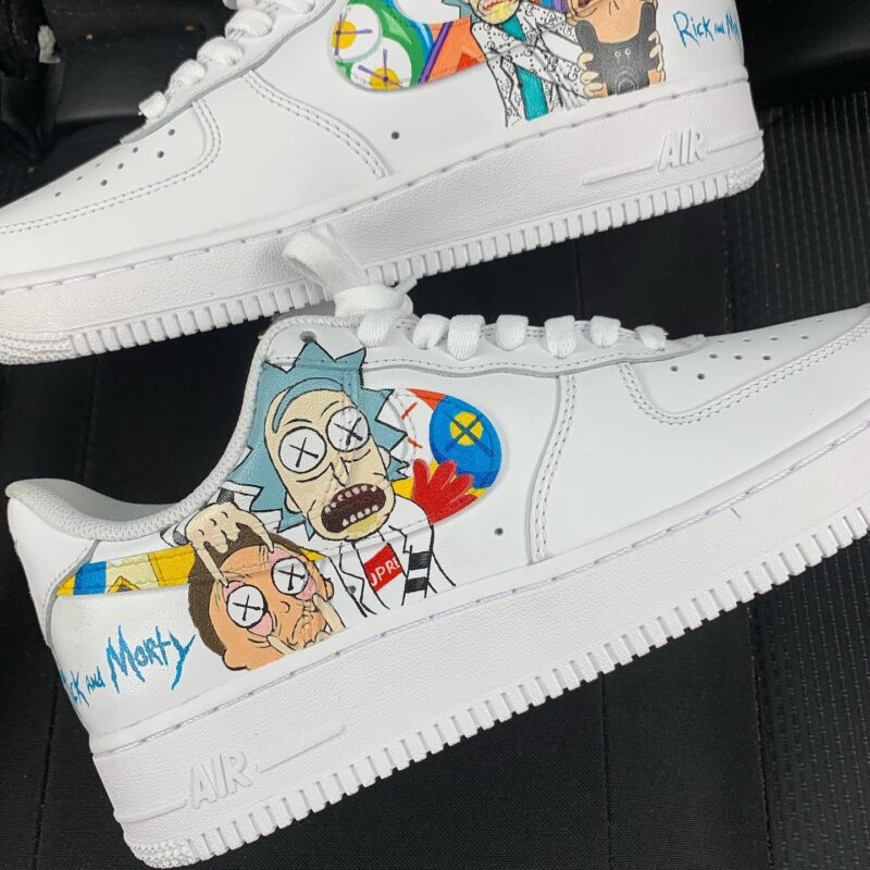 Rick and Morty Air Force 1 Custom