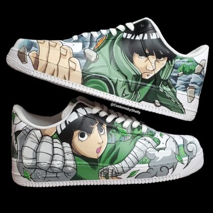 Rock Lee x Might Guy Air Force 1 Custom