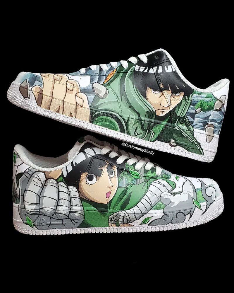 Rock Lee x Might Guy Air Force 1 Custom