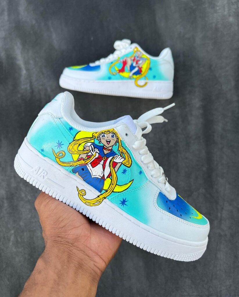 sailor moon custom air force 1