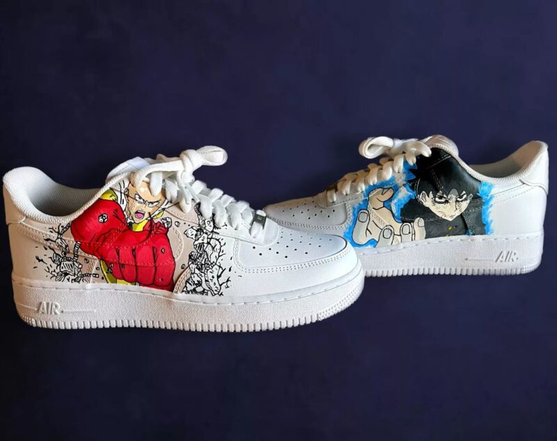 Saitama x Mob Air Force 1 Custom