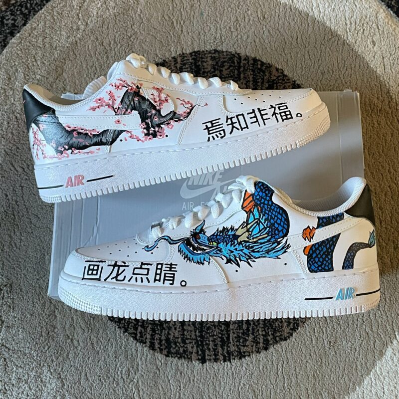 Sakura x Dragon Air Force 1 Custom