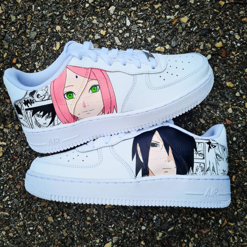 Sasuke x Sakura Air Force 1 Custom