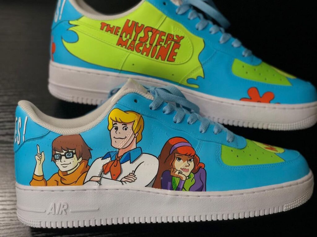 custom air force 1 scooby doo