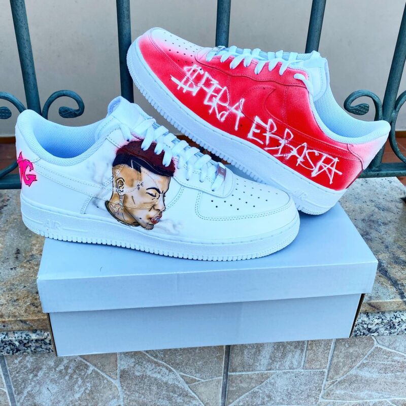 Sfera Ebbasta Air Force 1 Custom