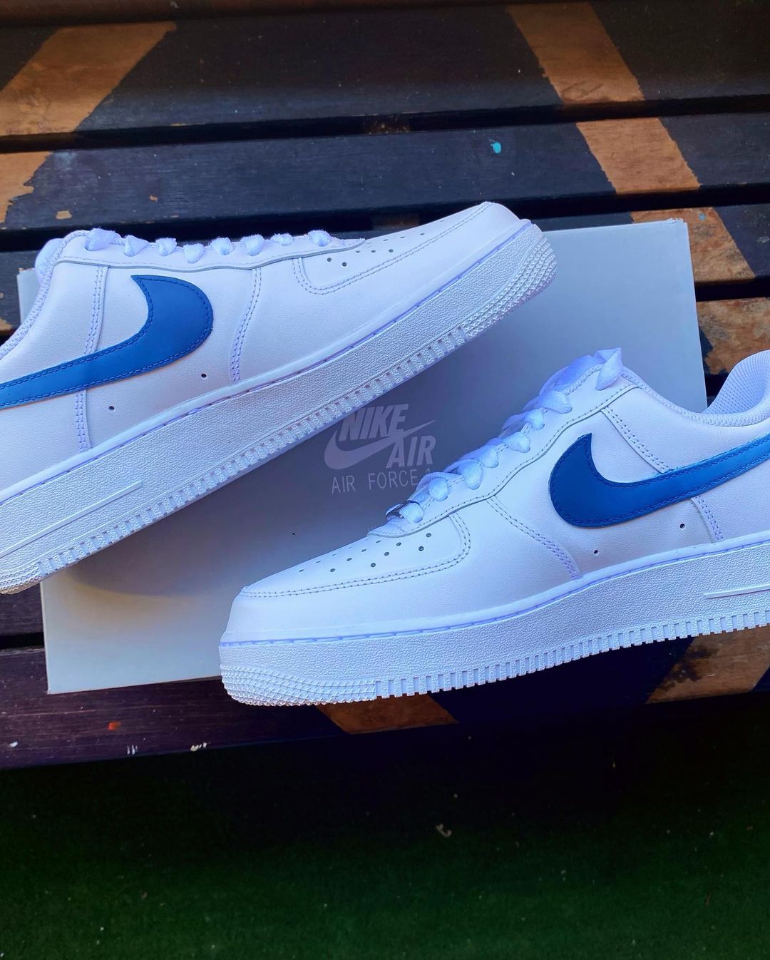 shades of blue air force 1