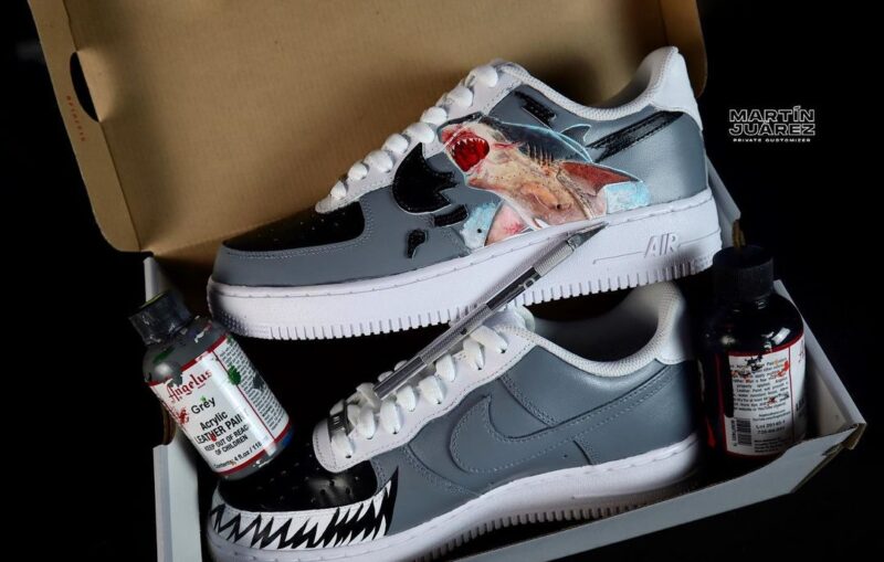 Shark Air Force 1 Custom