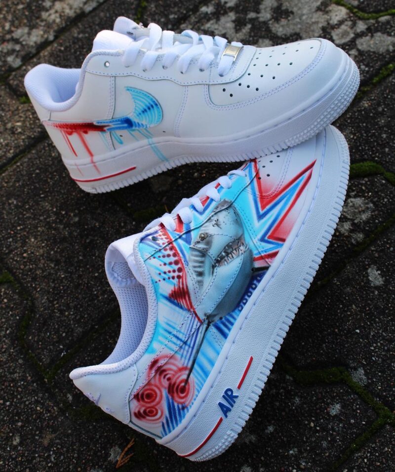 Shark Air Force 1 Custom