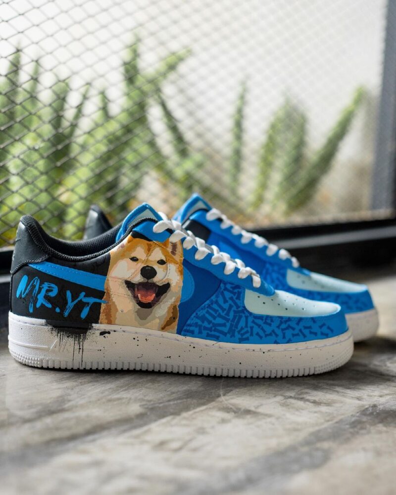 Shiba Inu Blue Air Force 1 Custom