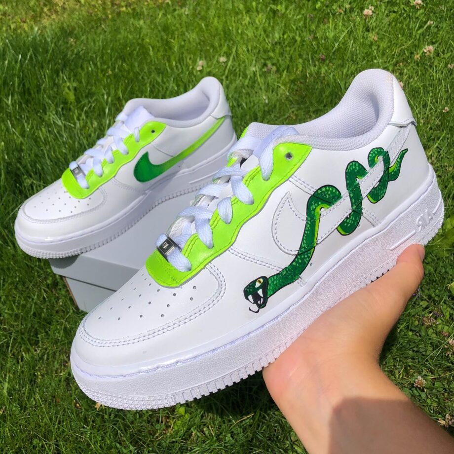 custom snake air force 1