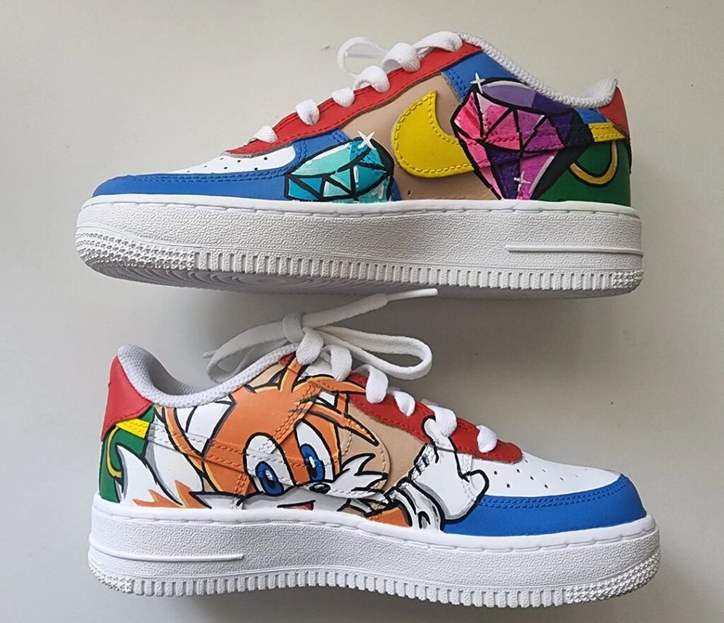 custom sonic air force 1