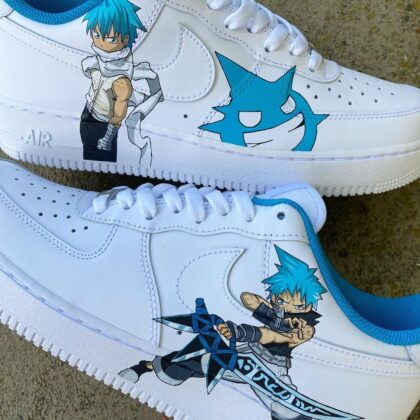 Soul Eater - Black Star Air Force 1 Custom