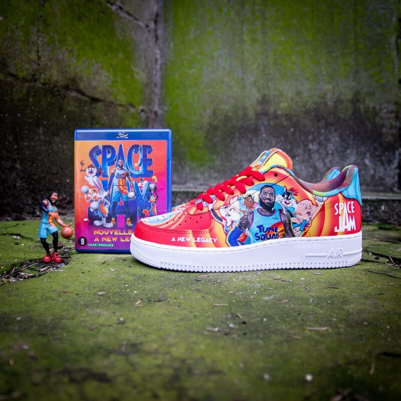 Space Jam Air Force 1 Custom