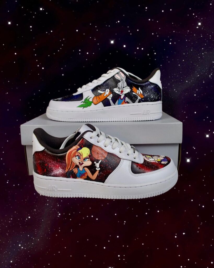 custom space jam af1