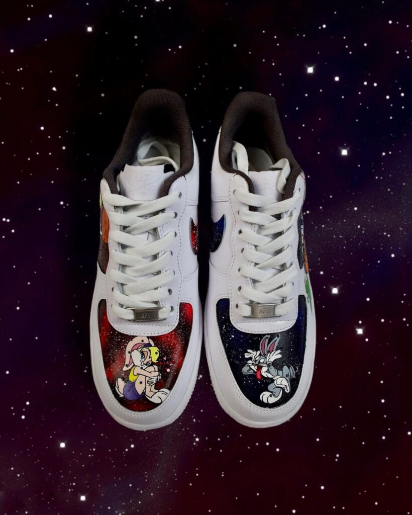 custom space jam af1