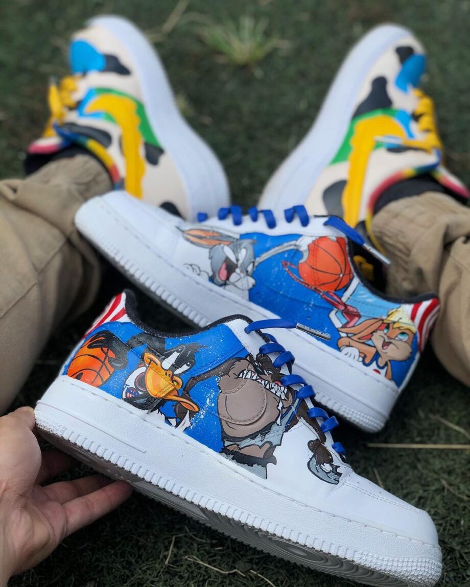 custom space jam air force 1