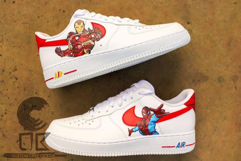 Spider-Man x Iron Man Air Force 1 Custom