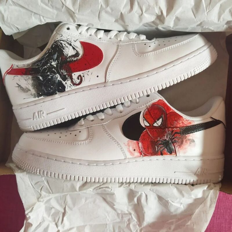 Spider-Man x Venom Air Force 1 Custom