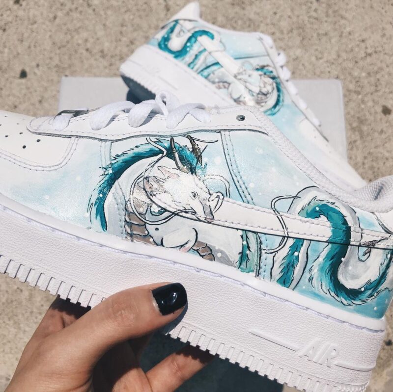 Spirited Away - Chihiro x Haku Air Force 1 Custom