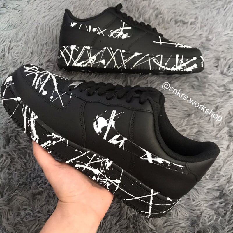 Splatted Air Force 1 Custom