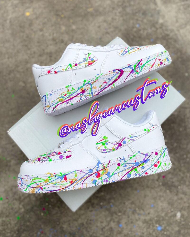 Splatter Air Force 1 Custom